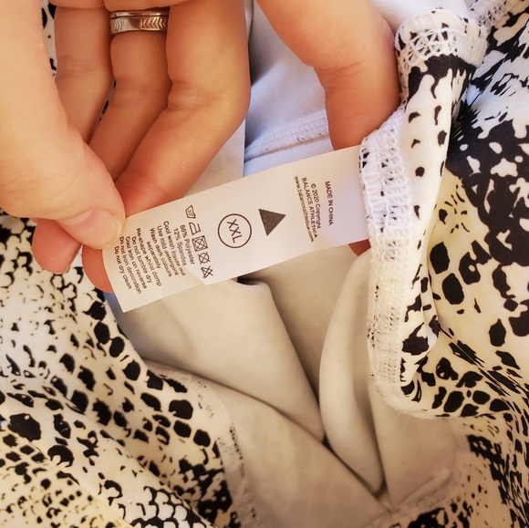 BALANCE ATHLETICA Ascend Snakeskin Printed High Rise Pull On Athletic Leggings - Picture 7 of 7